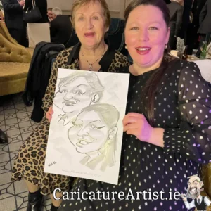 Hardiman Hotel Galway Wedding Entertainment Live Caricatures (10)