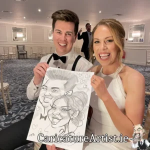 Hardiman Hotel Galway Wedding Entertainment Live Caricatures (11)