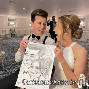 Hardiman Hotel Galway Wedding Entertainment Live Caricatures (12)