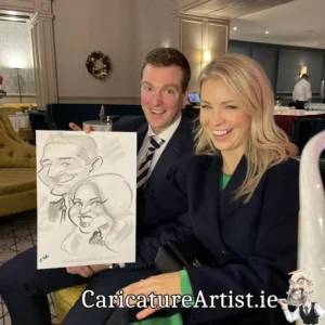 Hardiman Hotel Galway Wedding Entertainment Live Caricatures (2)