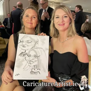 Hardiman Hotel Galway Wedding Entertainment Live Caricatures (3)