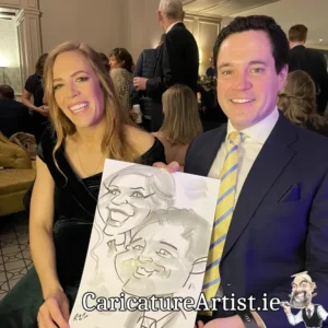 Hardiman Hotel Galway Wedding Entertainment Live Caricatures (4)