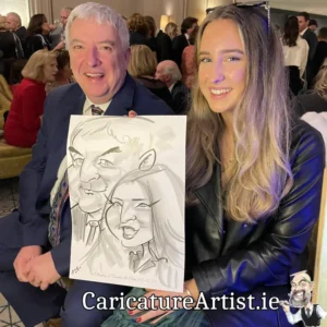 Hardiman Hotel Galway Wedding Entertainment Live Caricatures (6)