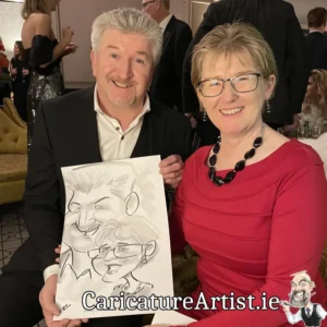 Hardiman Hotel Galway Wedding Entertainment Live Caricatures (8)