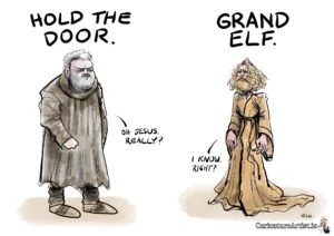 Gandalf Grand Elf Hodor Hold the Door