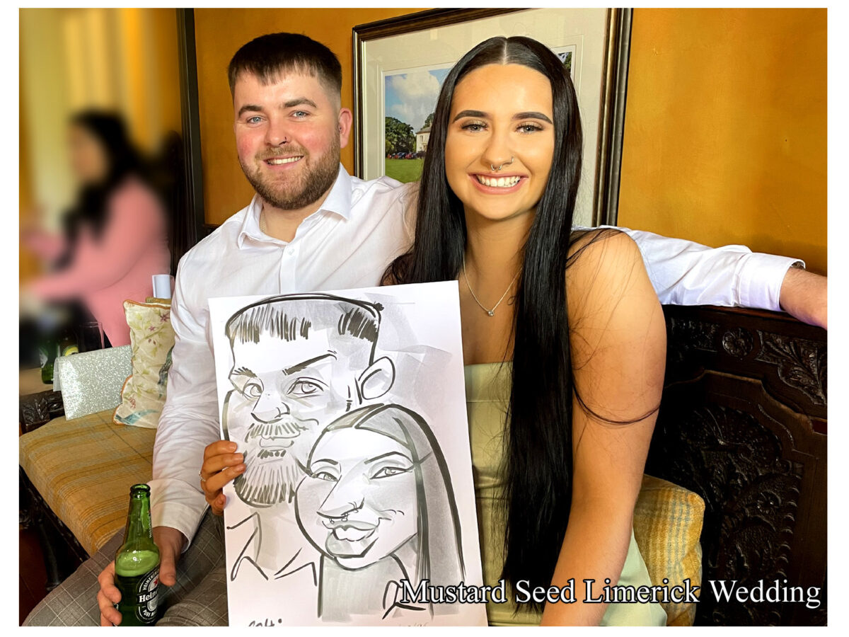 Limerick Caricature Artist for Weddings Allan Cavanagh