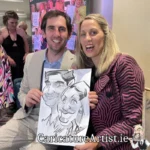 Portmarnock Resort Wedding Entertainment Caricature Artist Dublin (11)