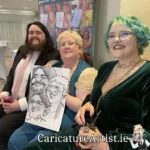 Portmarnock Resort Wedding Entertainment Caricature Artist Dublin (2)