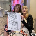 Portmarnock Resort Wedding Entertainment Caricature Artist Dublin (3)