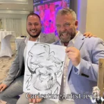 Portmarnock Resort Wedding Entertainment Caricature Artist Dublin (5)