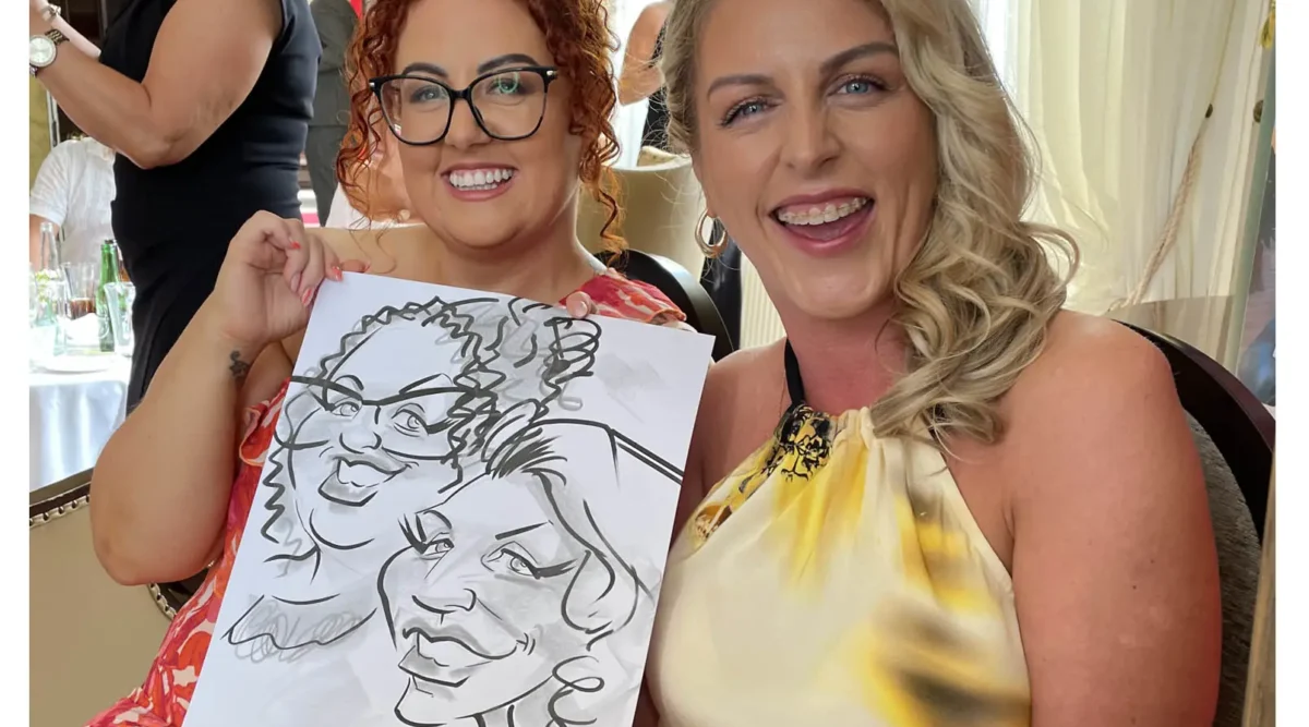 Lyrath Estate Wedding Entertainment Kilkenny Caricature Artist (2)