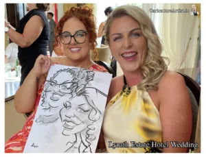 Lyrath Estate Wedding Entertainment Kilkenny Caricature Artist (2)