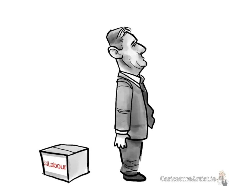 keir starmer caricature cartoon