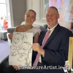 Dromquinna Manor Wedding Entertainment Kerry Caricature Artist (4)