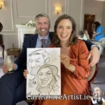 Dromquinna Manor Wedding Entertainment Kerry Caricature Artist (6)