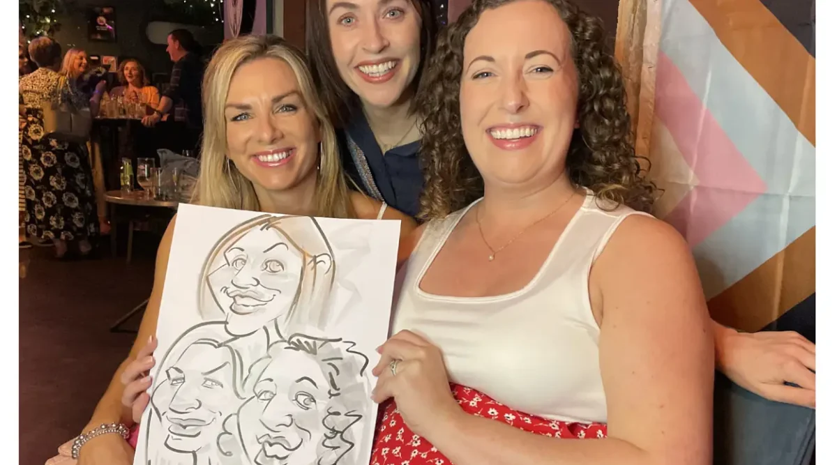Staff Party Entertainment Cork Live Caricatures Allan Cavanagh