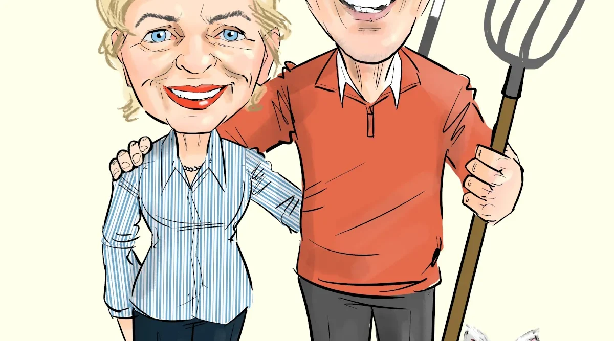 Wedding Anniversary Gifts for Parents Ireland. Wedding anniversary gift of a couple celebrating wedding anniversary with old wedding photo in the background