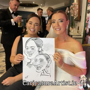 Caricaturist for weddings Ireland Allan Cavanagh (1)