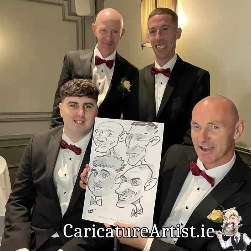 Talbot Hotel Midleton Wedding Caricatures by Allan Cavanagh (1)