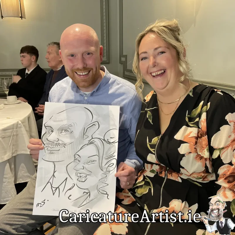 Talbot Hotel Midleton Wedding Caricatures by Allan Cavanagh (2)