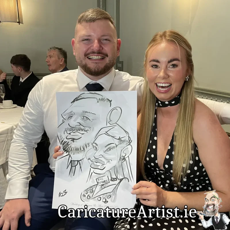 Talbot Hotel Midleton Wedding Caricatures by Allan Cavanagh (3)