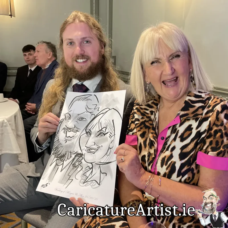 Talbot Hotel Midleton Wedding Caricatures by Allan Cavanagh (4)