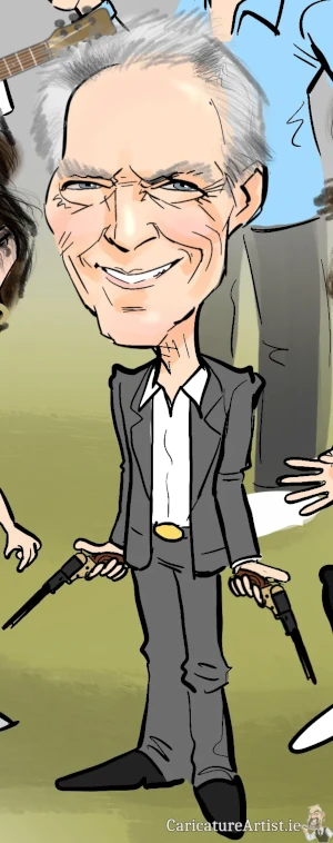 Clint Eastwood caricature