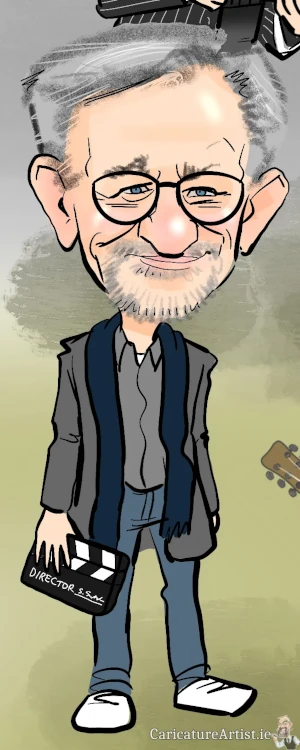 Stephen Spielberg caricature