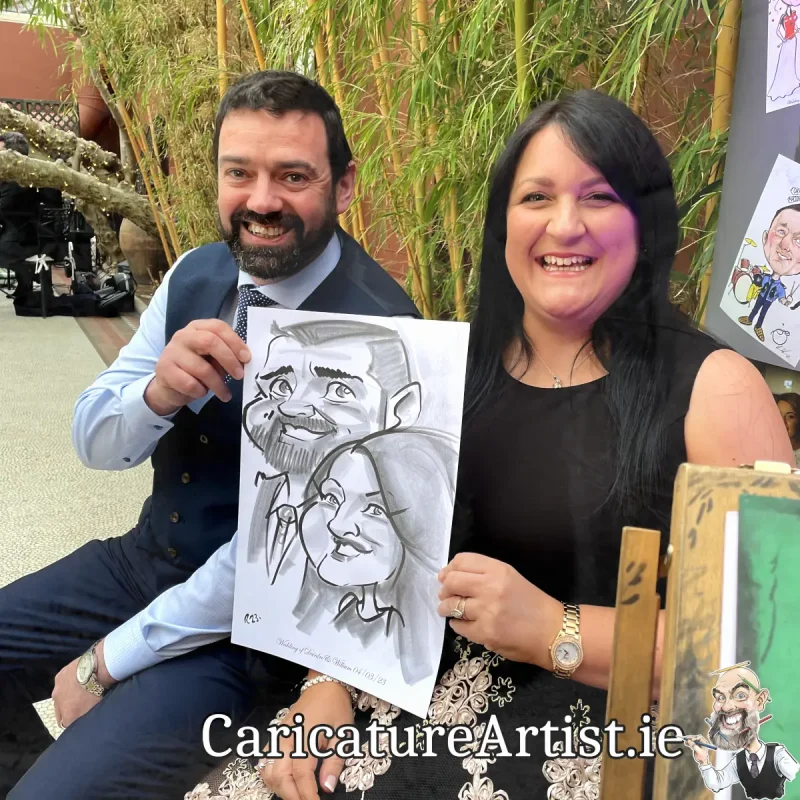 Kilshane House Wedding Photos Live Caricatures Drinks Reception Entertainment (2)