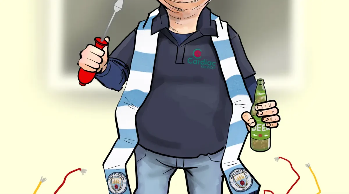 Medical Engineer Gift Caricature by Allan Cavanagh