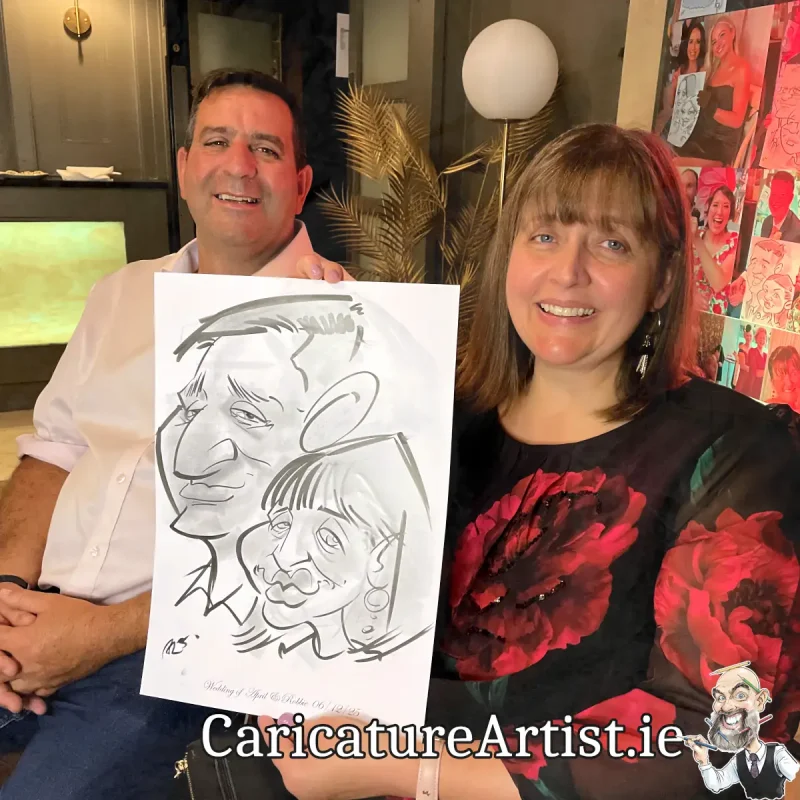 Shamrock Lodge Hotel Wedding Entertainment Irish Caricature Artist Allan Cavanagh (14)