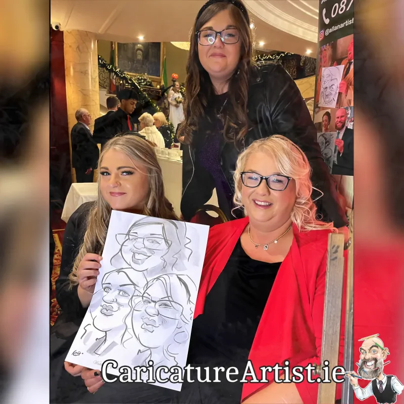Weddings Tullamore Wedding Entertainment Caricatures Allan Cavanagh (2a)