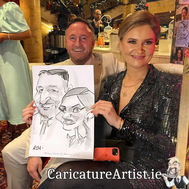 Weddings Tullamore Wedding Entertainment Caricatures Allan Cavanagh (5)