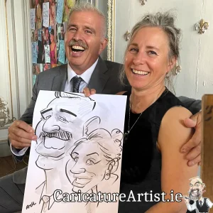 Wells House Wedding Photos Wexford Live Caricatures Allan Cavanagh (13)