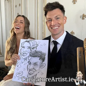 Wells House Wedding Photos Wexford Live Caricatures Allan Cavanagh (19)