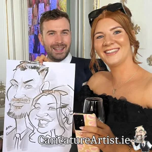 Wells House Wedding Photos Wexford Live Caricatures Allan Cavanagh (2)