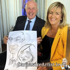 Wells House Wedding Photos Wexford Live Caricatures Allan Cavanagh (4)