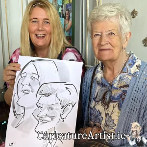 Wells House Wedding Photos Wexford Live Caricatures Allan Cavanagh (7)