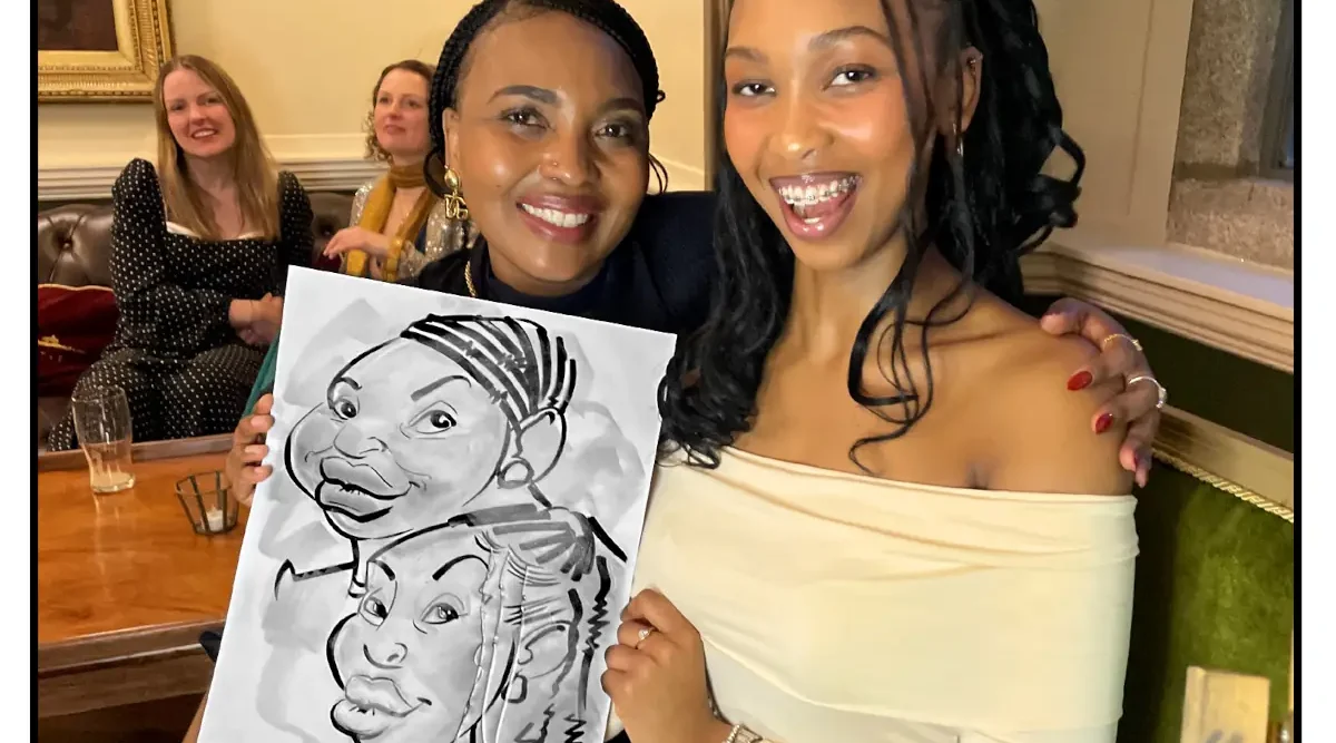 Waterford Castle Wedding Entertainment Caricature Artist Photos