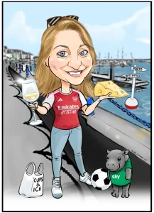 50th Birthday Gifts Ireland Caricature