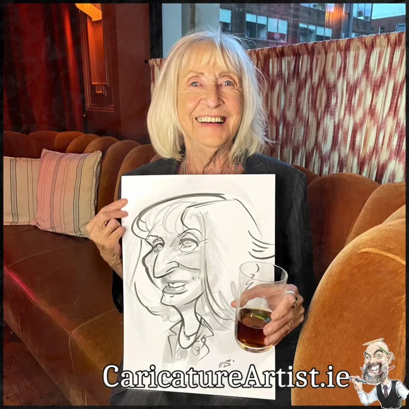Wedding at The Leinster Dublin 2 Live Caricatures by Allan Cavanagh (10)
