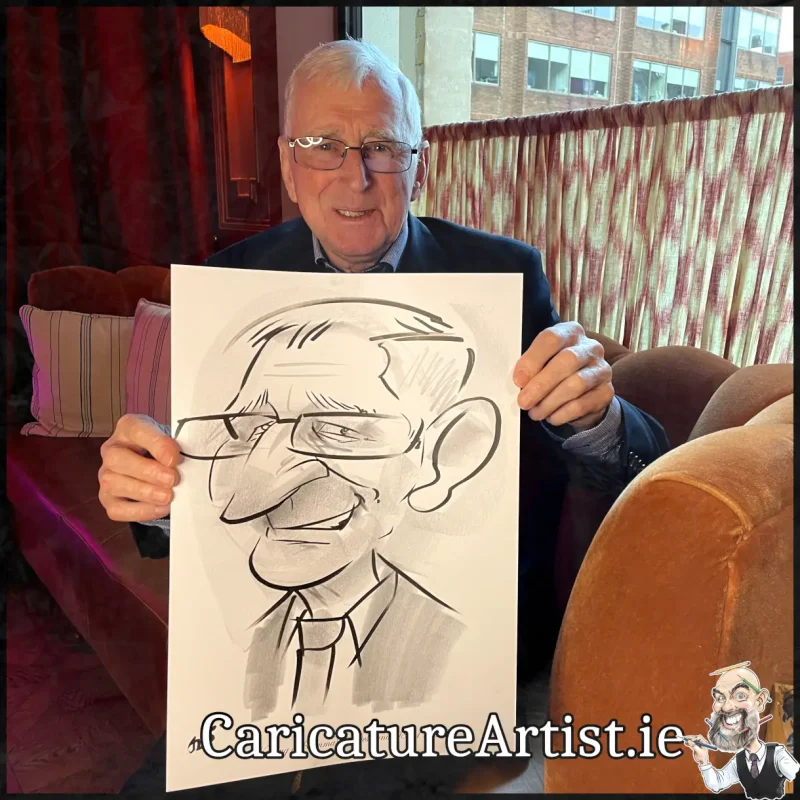 Wedding at The Leinster Dublin 2 Live Caricatures by Allan Cavanagh (2)