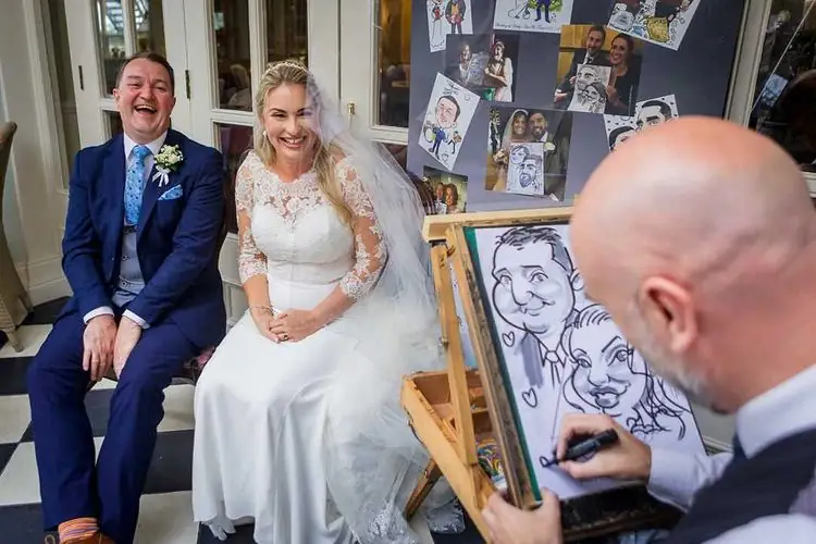 allan cavanagh caricature artist for weddings