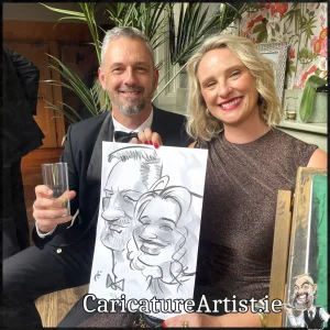 Ballyseede Kerry Wedding Entertainment Live Caricatures Drinks Reception Allan Cavanagh (3)