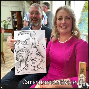 Best Wedding Entertainers Ireland Caricatures by Allan Cavanagh (13)