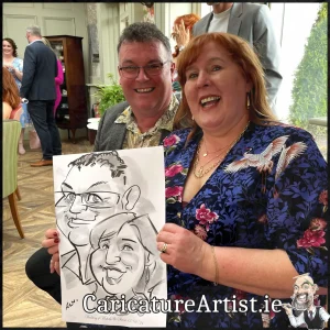 Best Wedding Entertainers Ireland Caricatures by Allan Cavanagh (14)