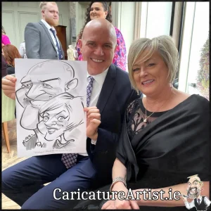 Best Wedding Entertainers Ireland Caricatures by Allan Cavanagh (5)