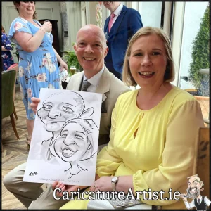 Best Wedding Entertainers Ireland Caricatures by Allan Cavanagh (7)