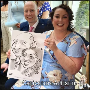 Best Wedding Entertainers Ireland Caricatures by Allan Cavanagh (9)