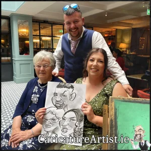 Letterkenny Wedding Entertainment Caricatures for Weddings by Allan Cavanagh in Mount Errigal Hotel Donegal (11)